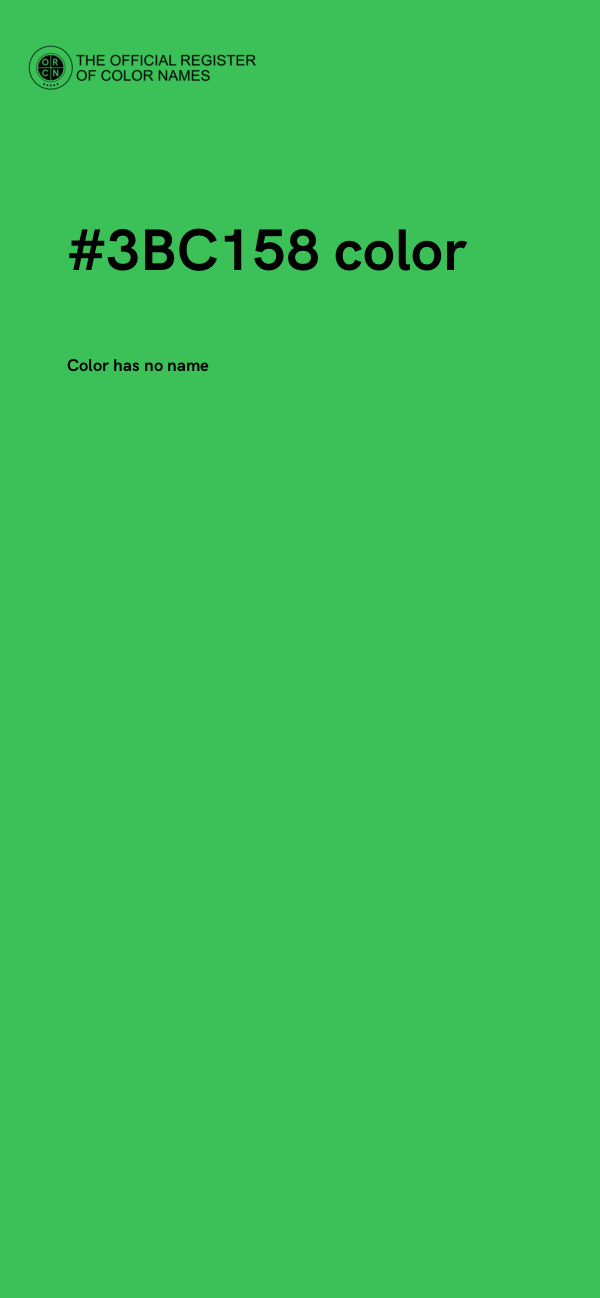#3BC158 color image