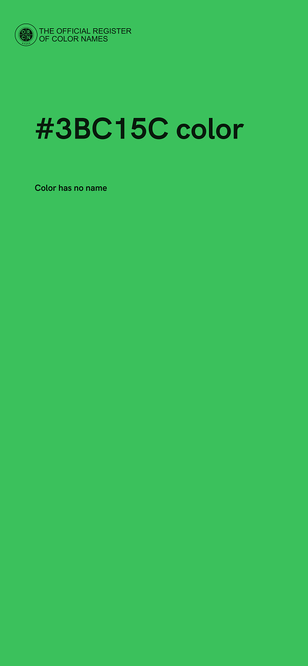 #3BC15C color image