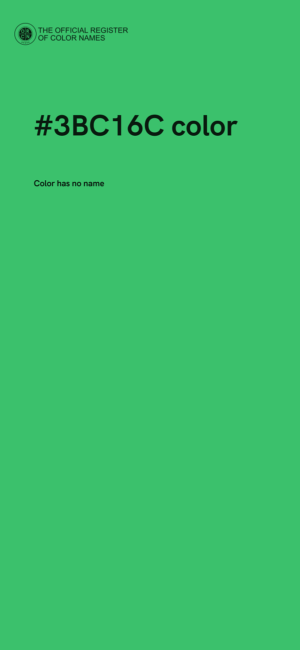 #3BC16C color image