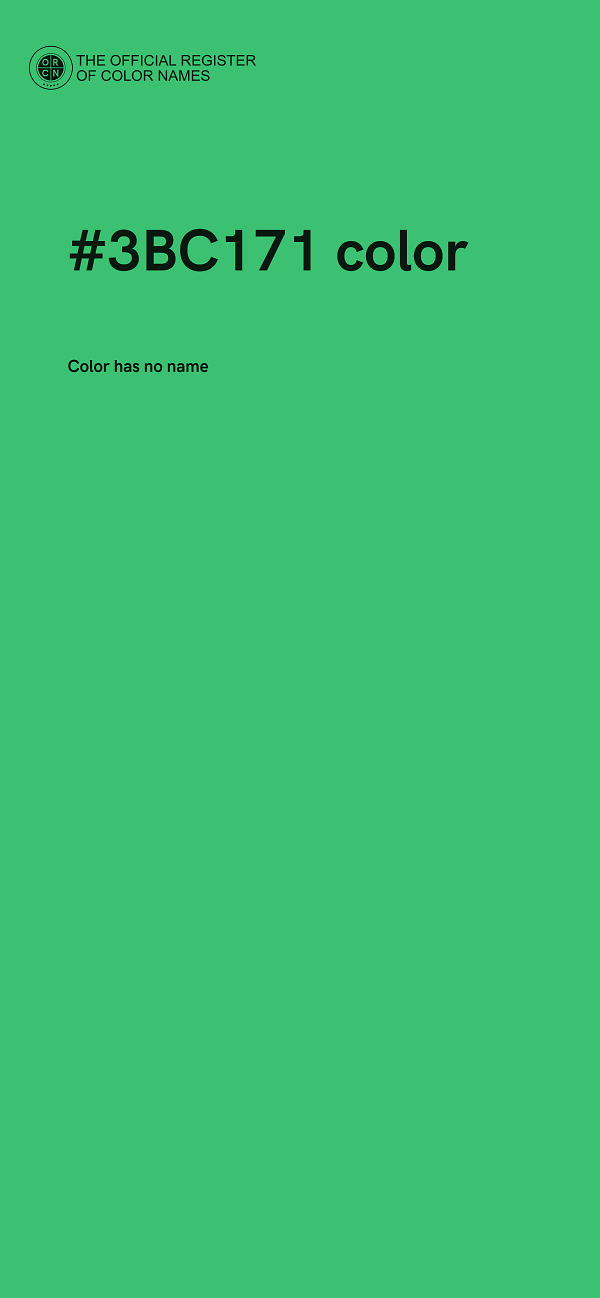 #3BC171 color image