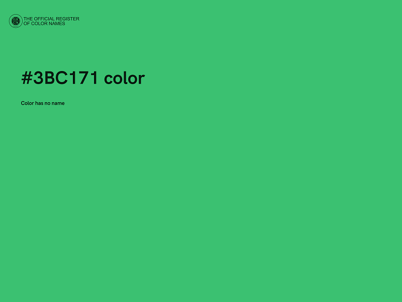 #3BC171 color image
