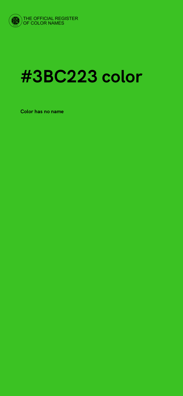 #3BC223 color image