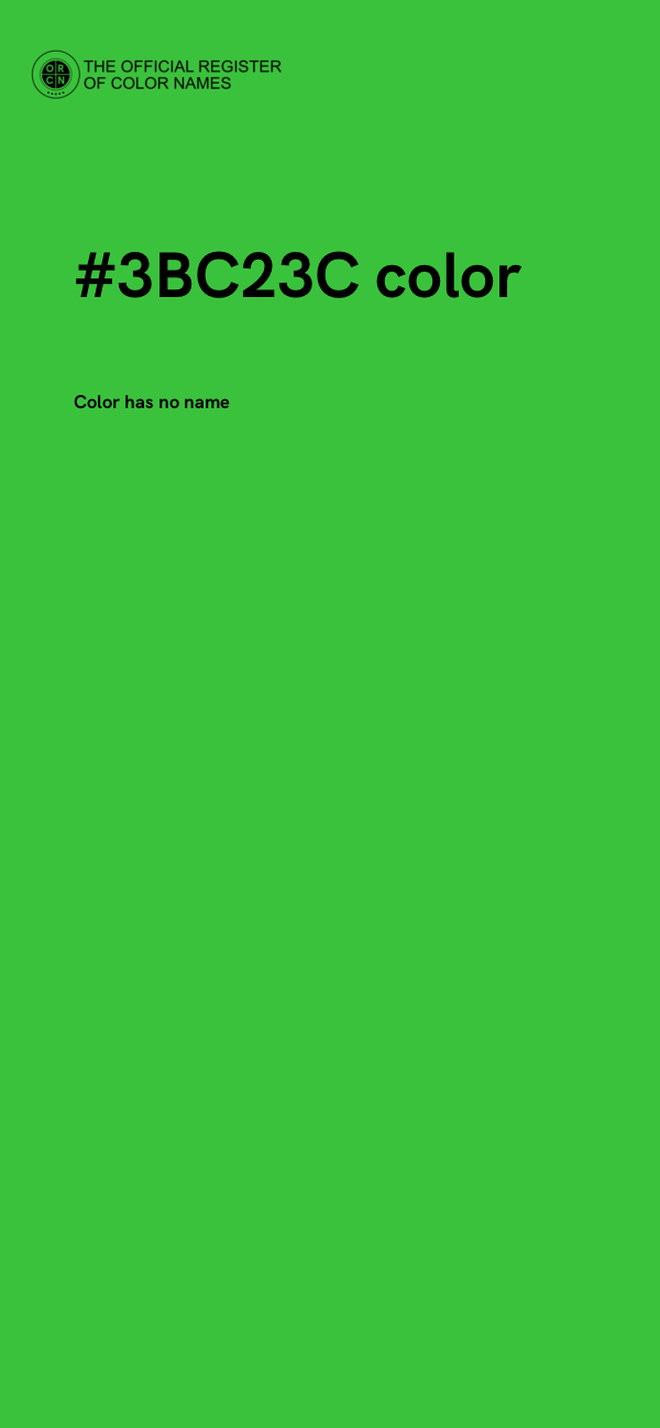 #3BC23C color image