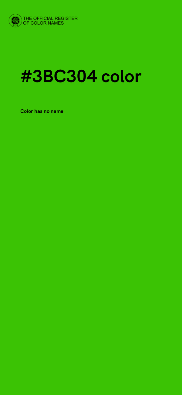 #3BC304 color image