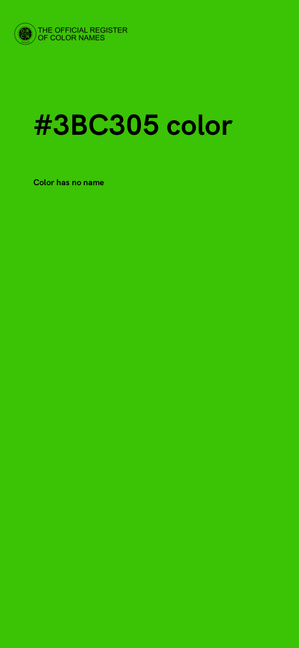 #3BC305 color image