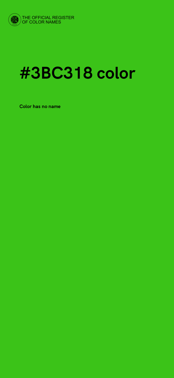 #3BC318 color image