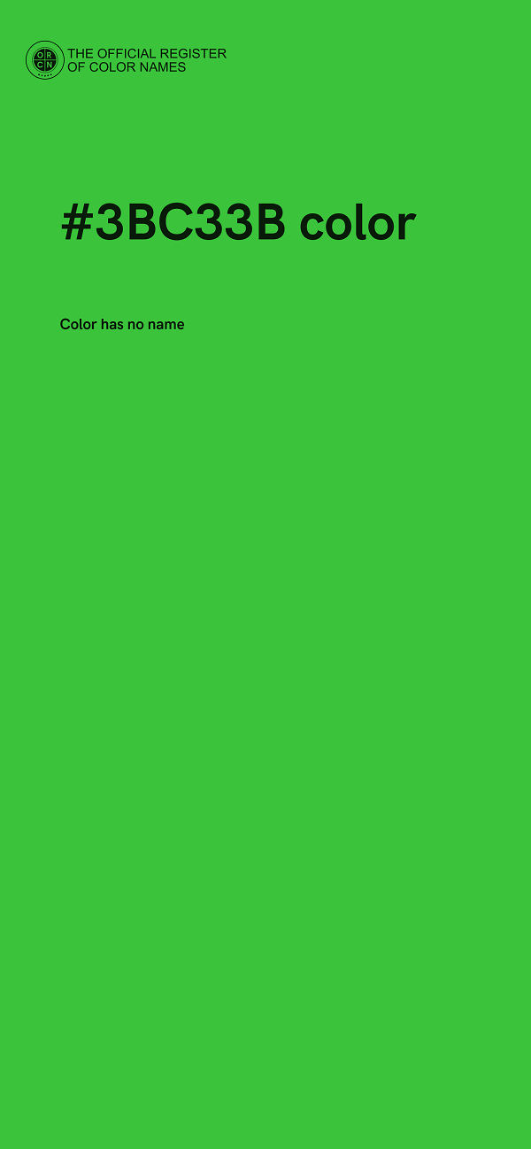 #3BC33B color image