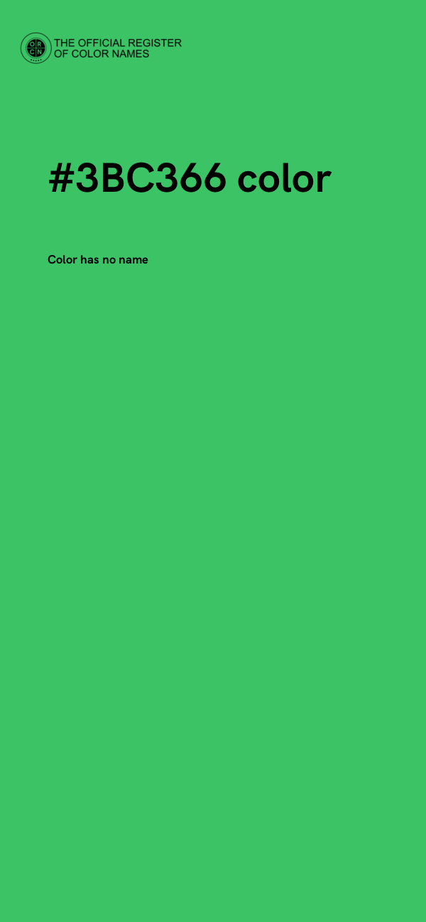 #3BC366 color image