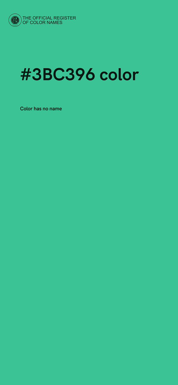 #3BC396 color image