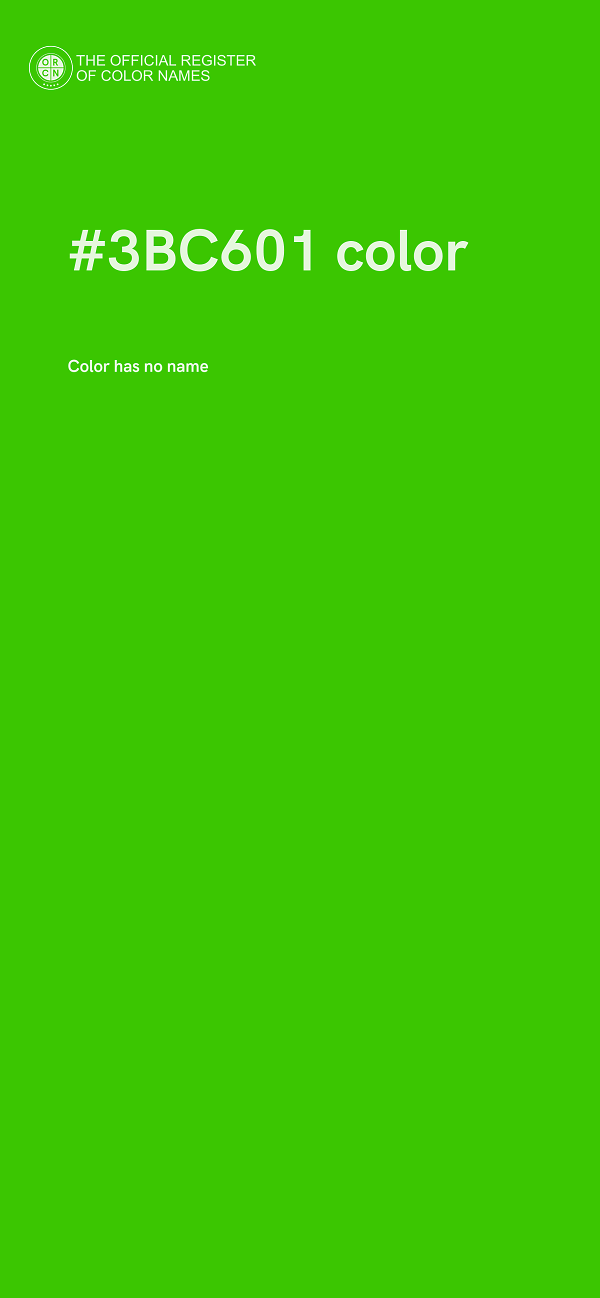 #3BC601 color image