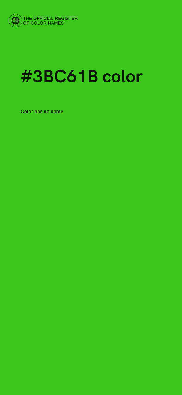 #3BC61B color image