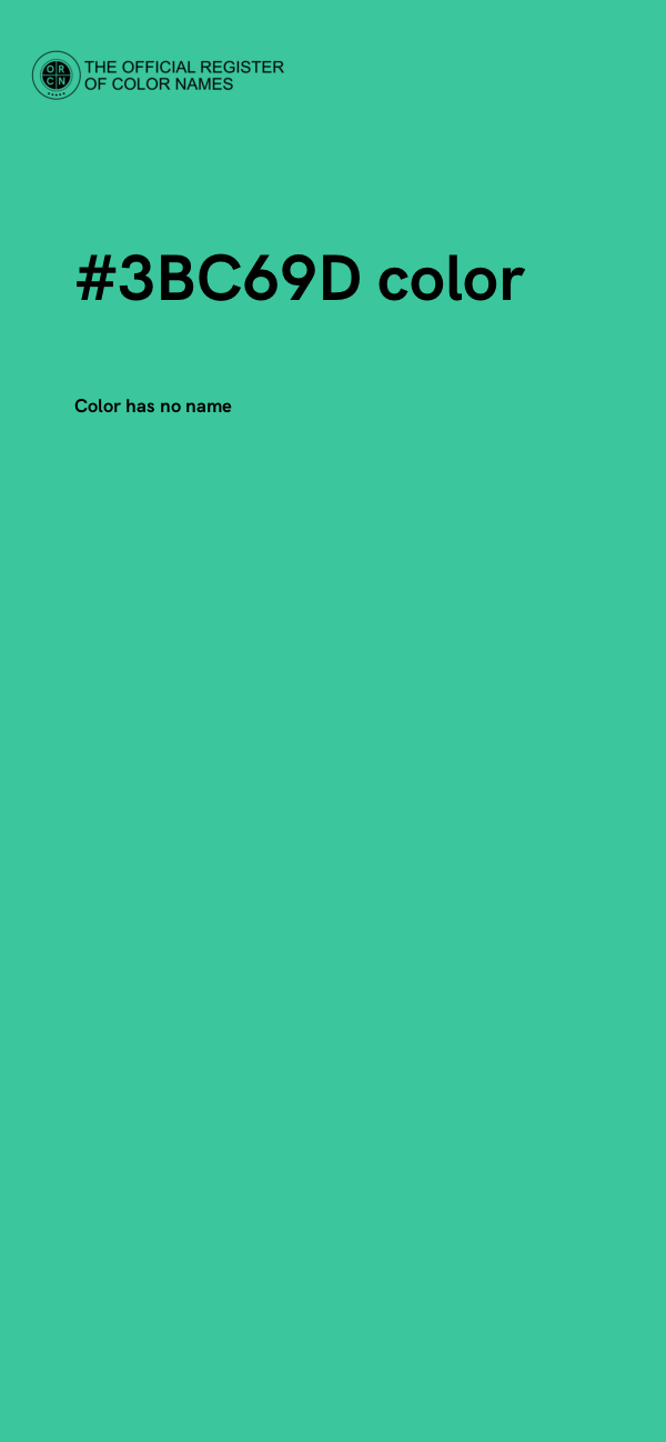 #3BC69D color image