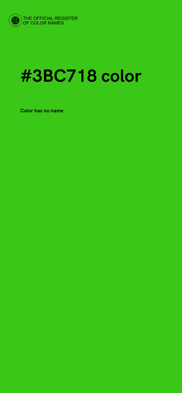 #3BC718 color image