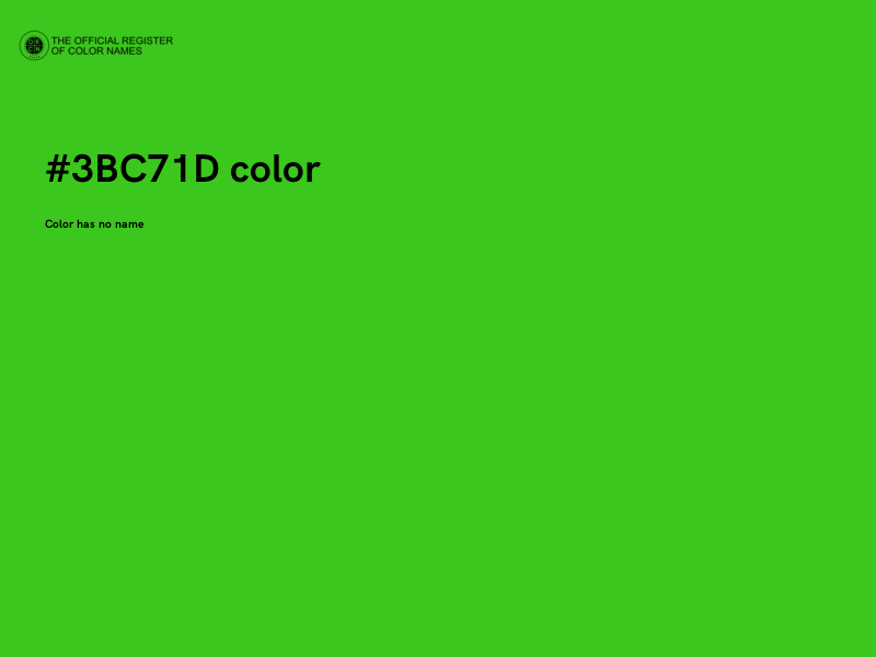 #3BC71D color image