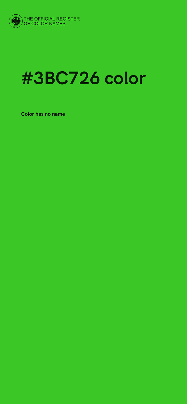 #3BC726 color image