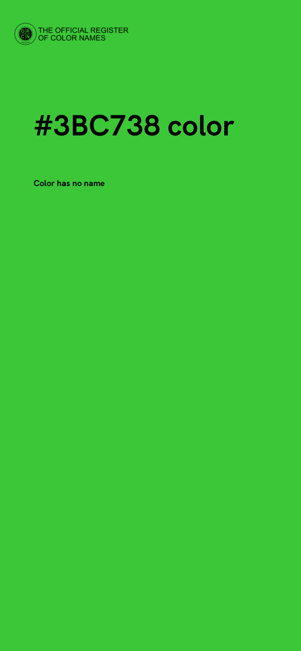 #3BC738 color image