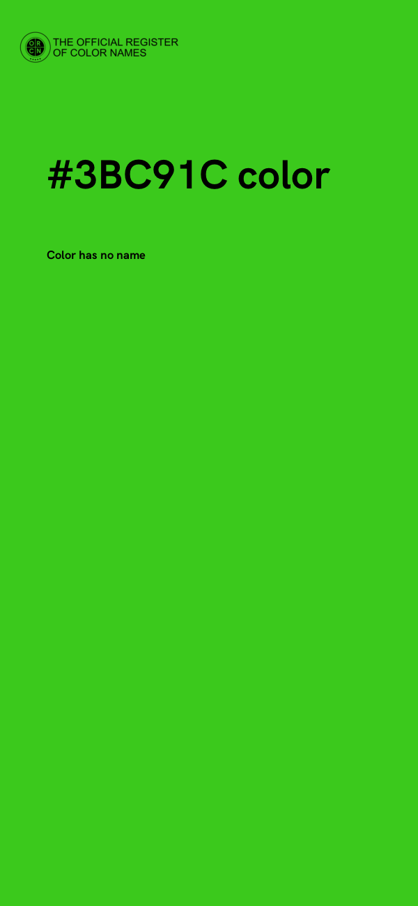 #3BC91C color image