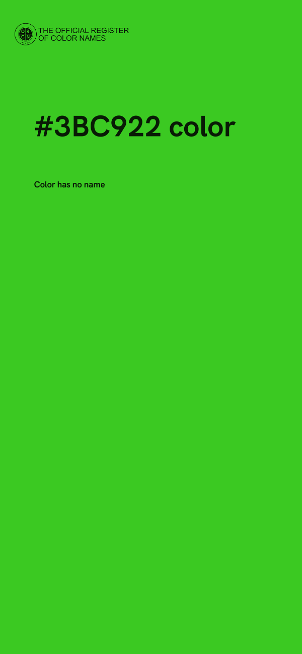 #3BC922 color image