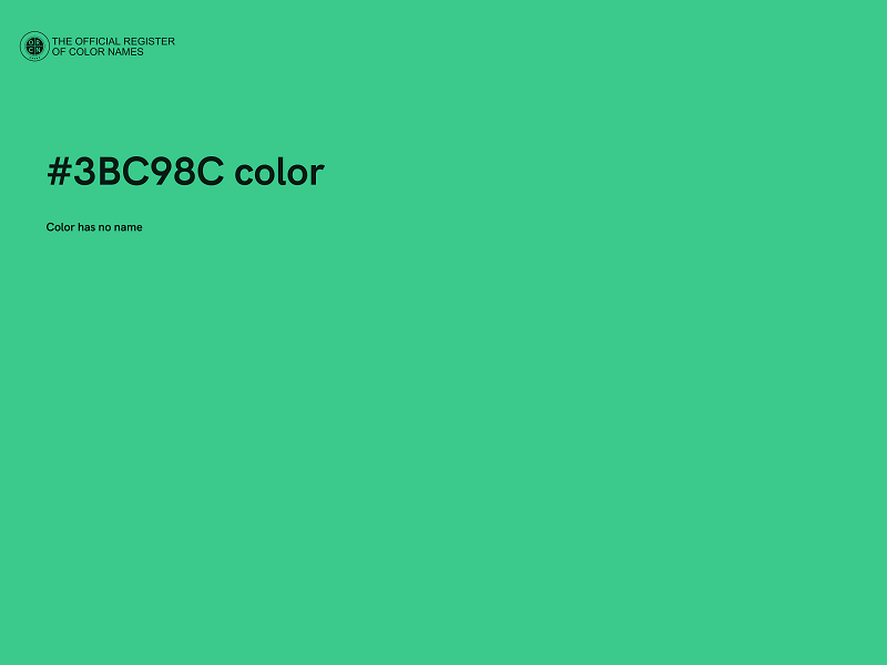 #3BC98C color image