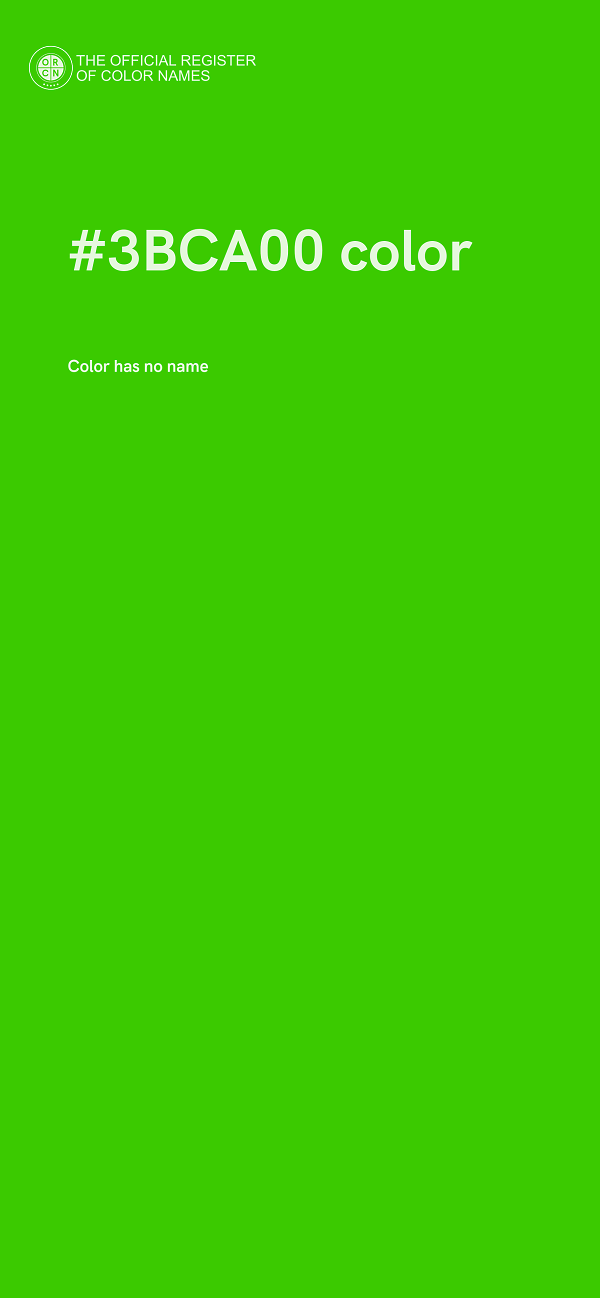 #3BCA00 color image
