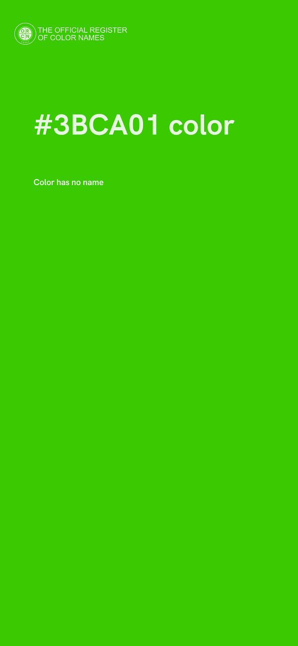 #3BCA01 color image
