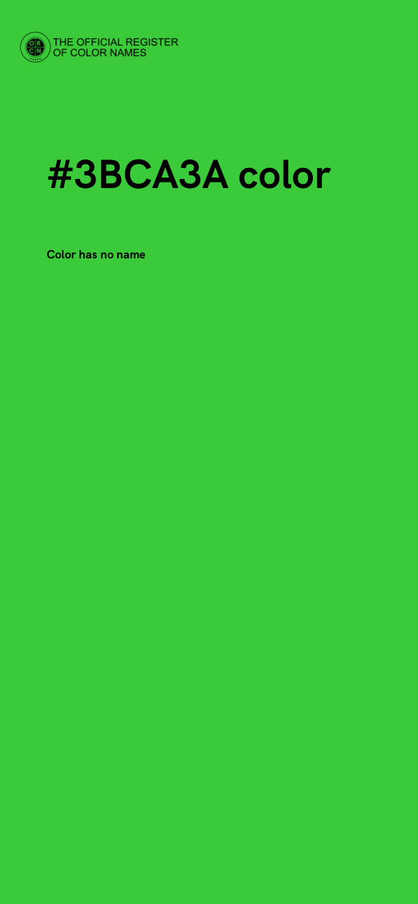 #3BCA3A color image