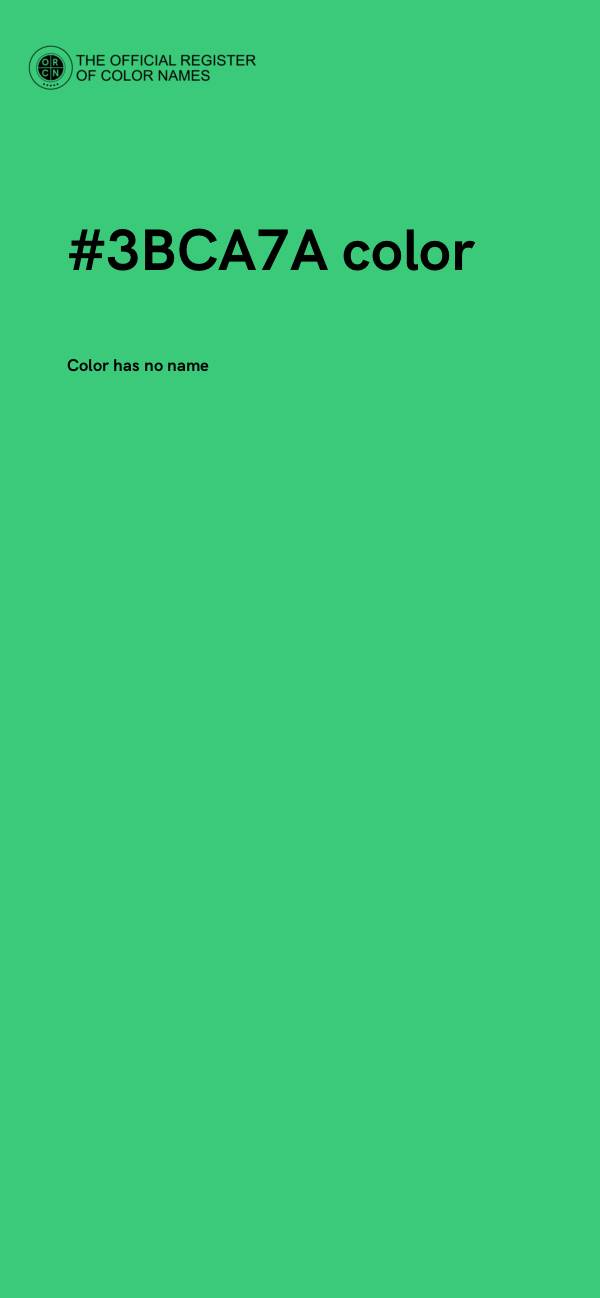 #3BCA7A color image