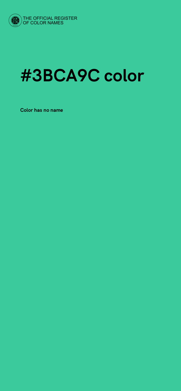#3BCA9C color image
