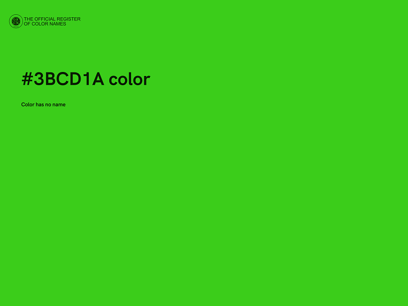 #3BCD1A color image