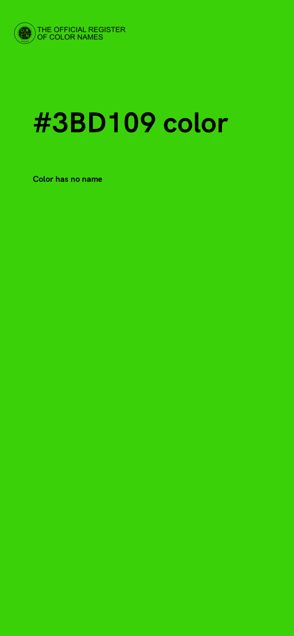 #3BD109 color image
