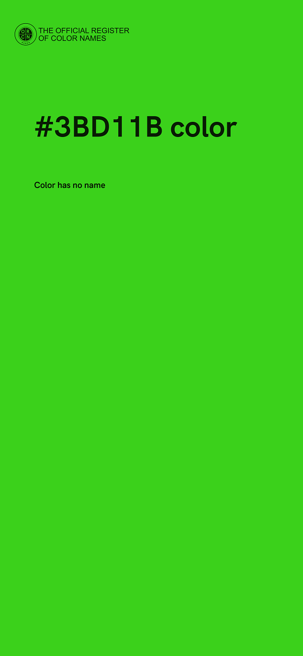 #3BD11B color image