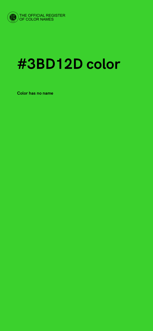 #3BD12D color image