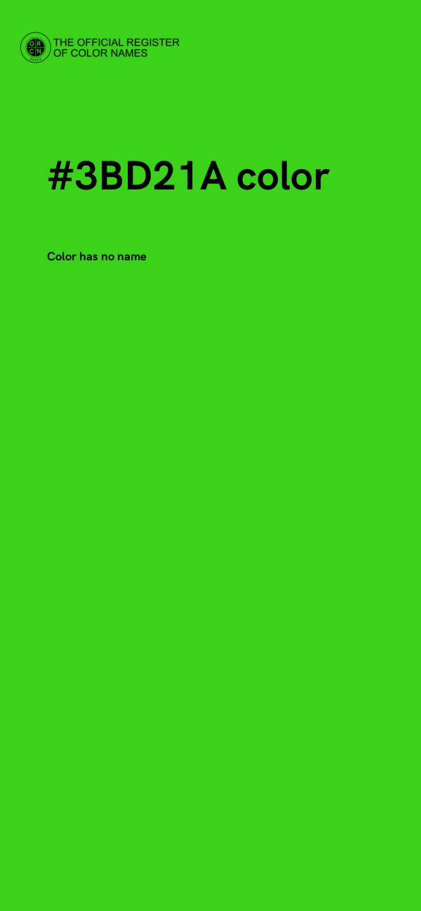 #3BD21A color image