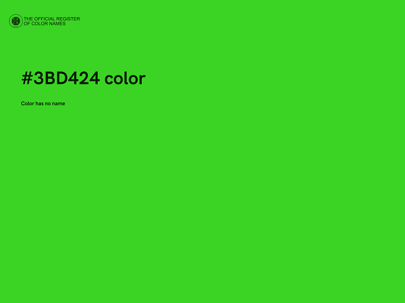 #3BD424 color image