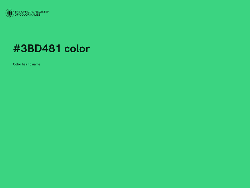 #3BD481 color image