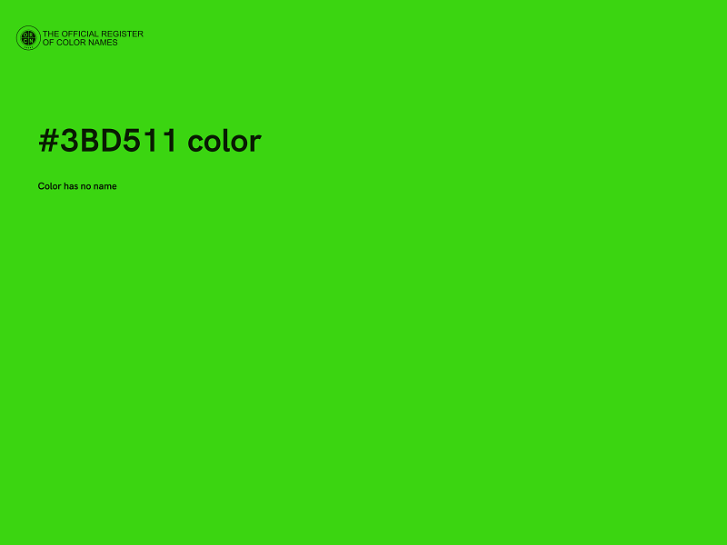 #3BD511 color image