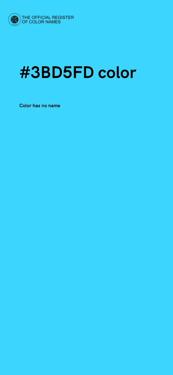 #3BD5FD color image