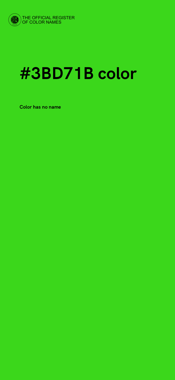 #3BD71B color image