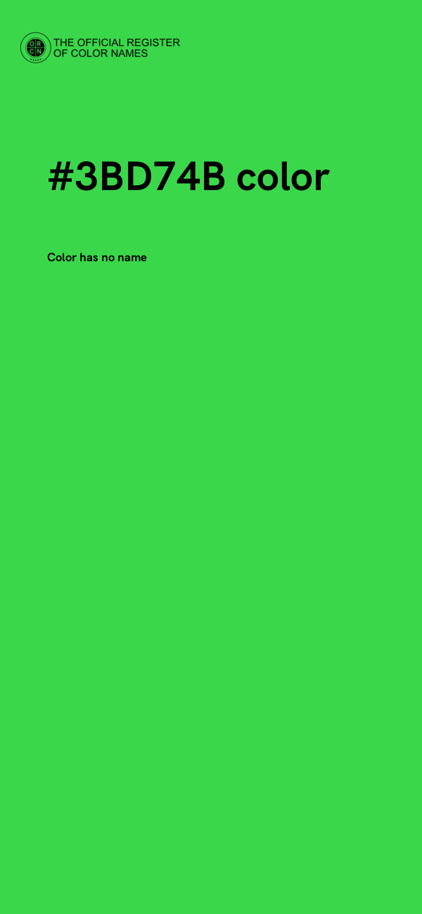 #3BD74B color image