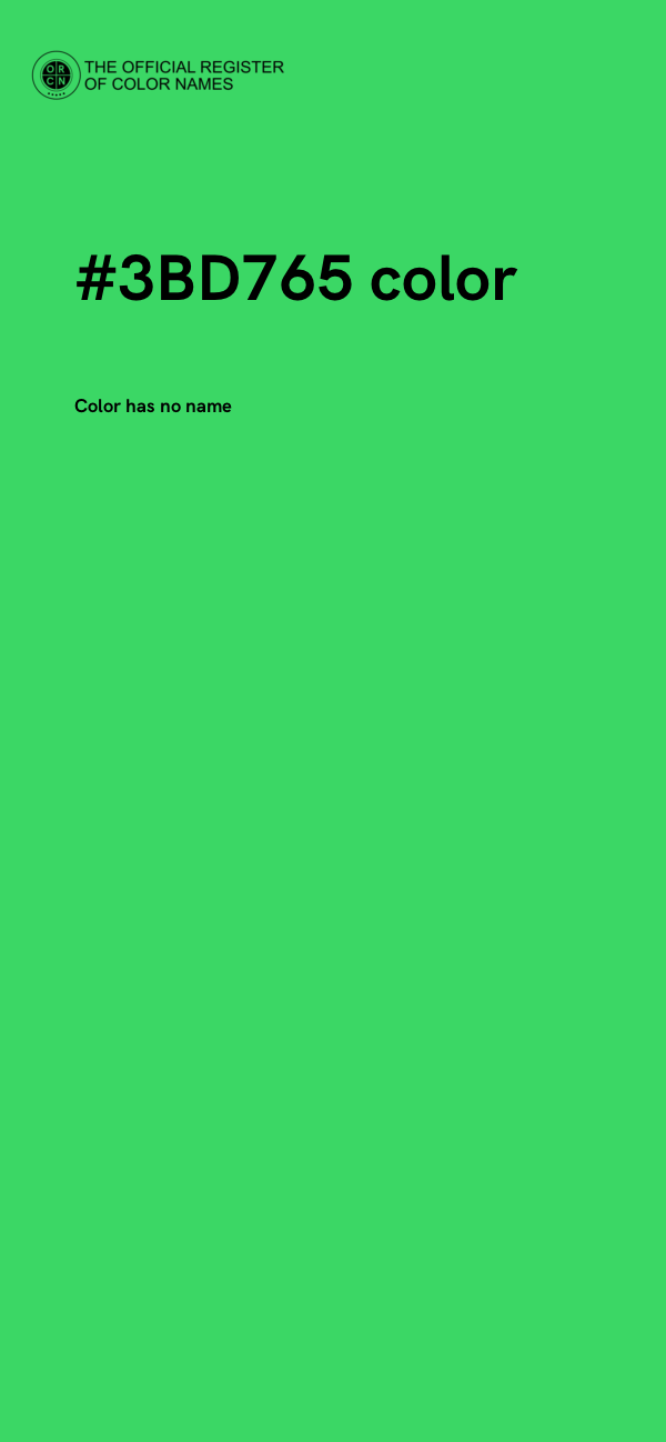 #3BD765 color image