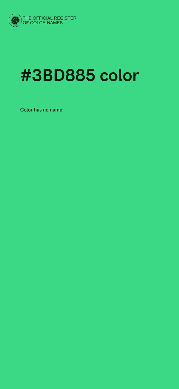 #3BD885 color image