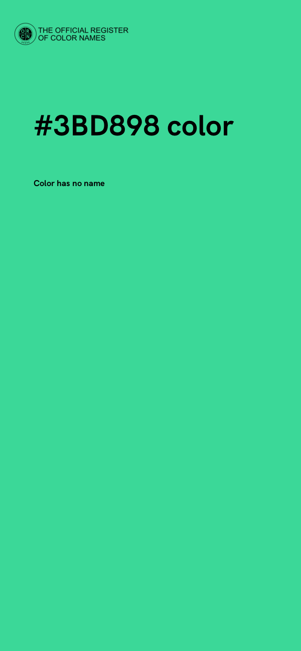 #3BD898 color image