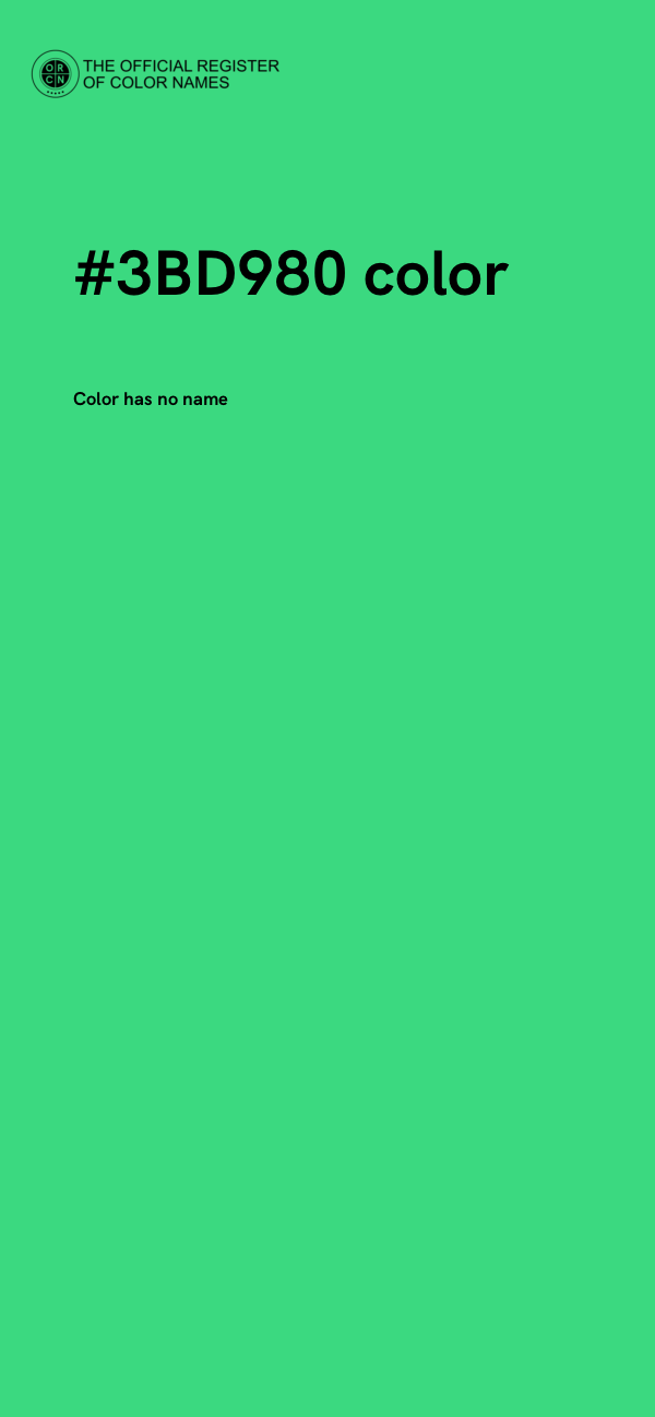 #3BD980 color image