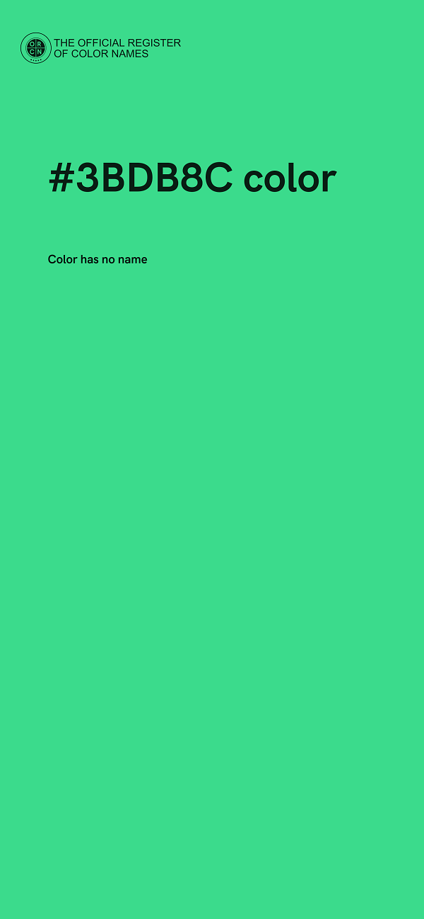 #3BDB8C color image