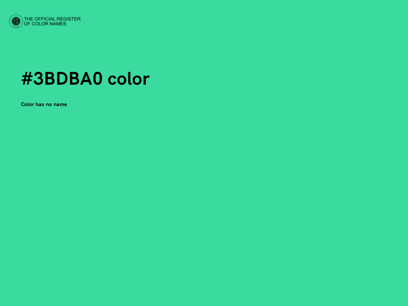 #3BDBA0 color image