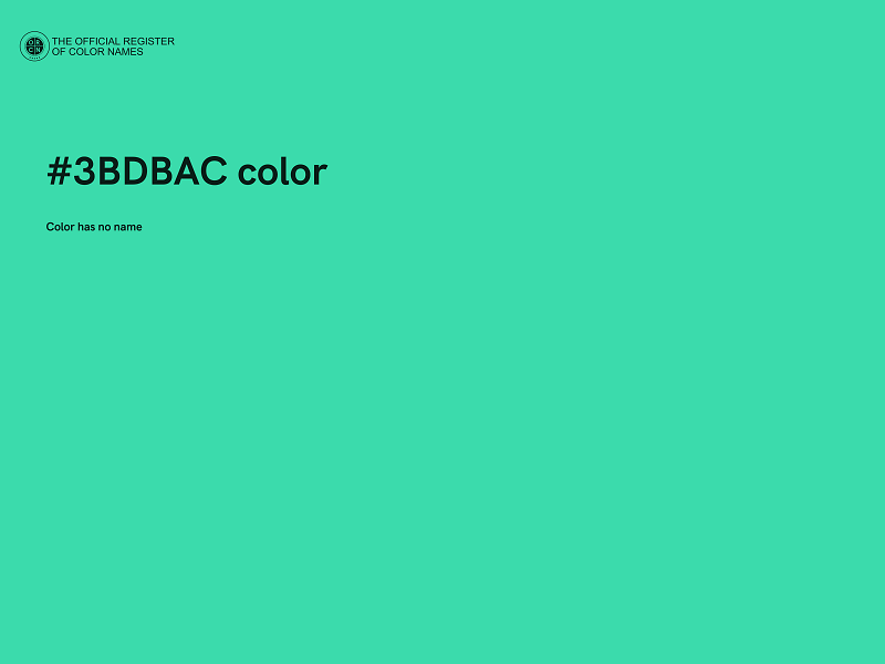 #3BDBAC color image
