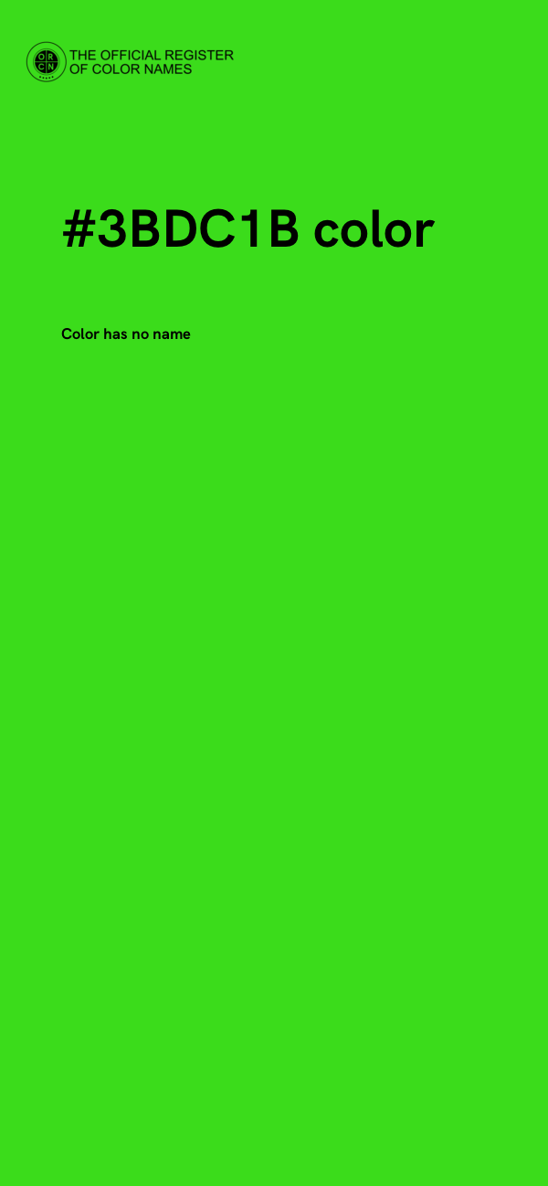 #3BDC1B color image