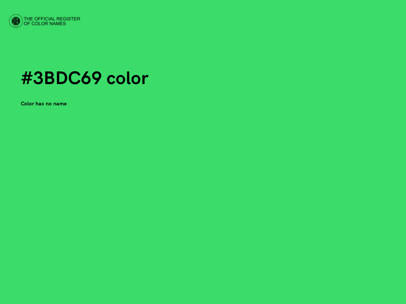 #3BDC69 color image