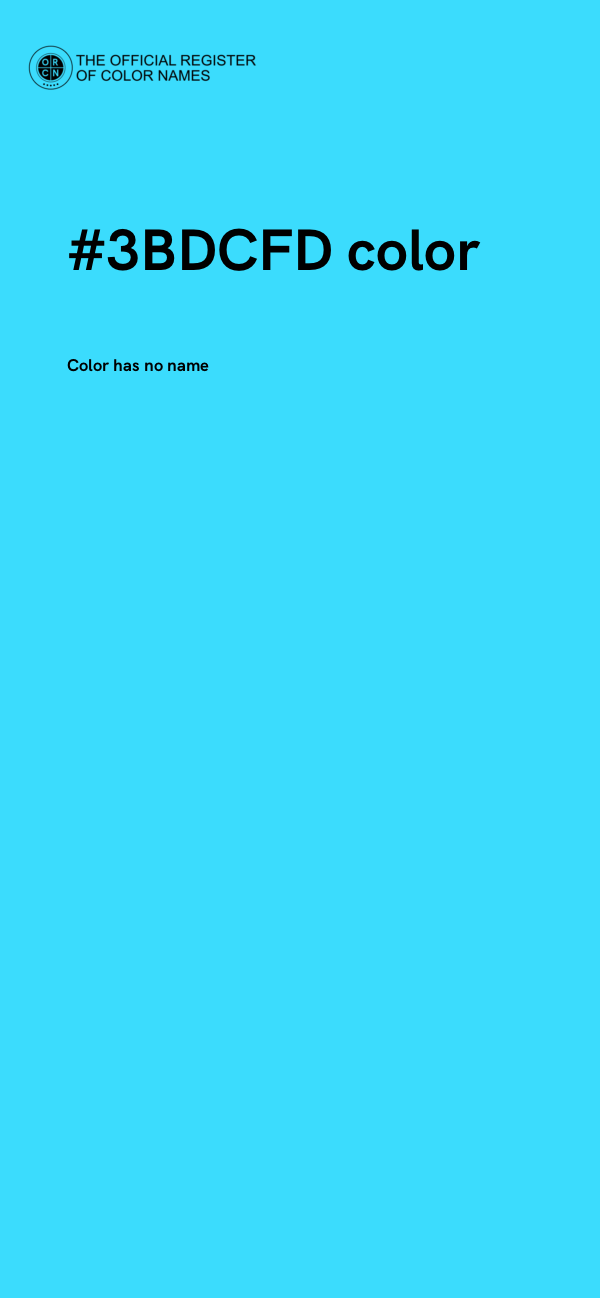 #3BDCFD color image