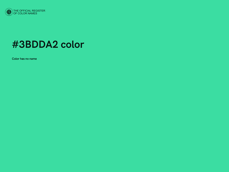 #3BDDA2 color image